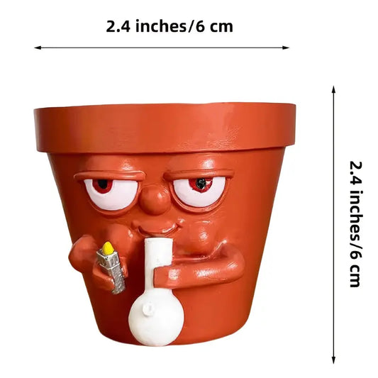 Tiny Plant Pot –  Cozy Decor for Succulents or Desk Plants