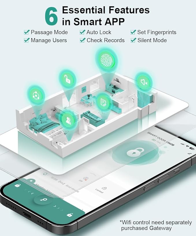 Smart Fingerprint Door Lock – Keyless Security at Your Fingertips