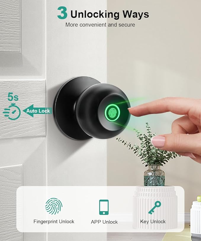 Smart Fingerprint Door Lock – Keyless Security at Your Fingertips