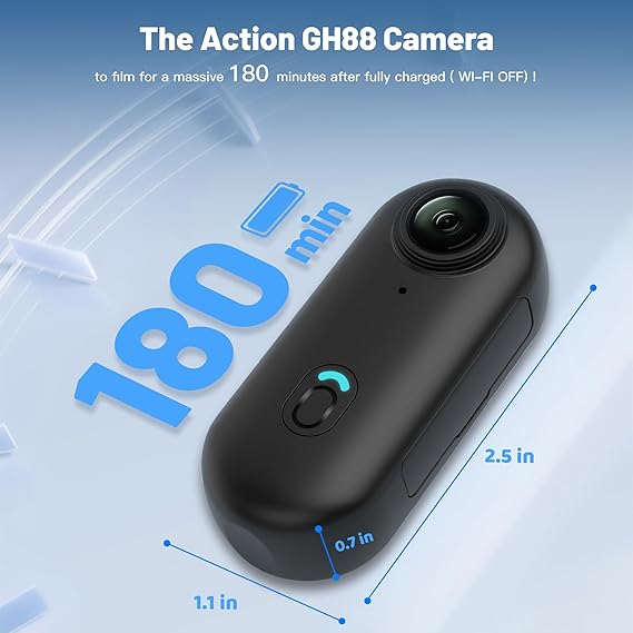 Mini Pov Camera GH88 – Record Life Hands-Free in a Tap