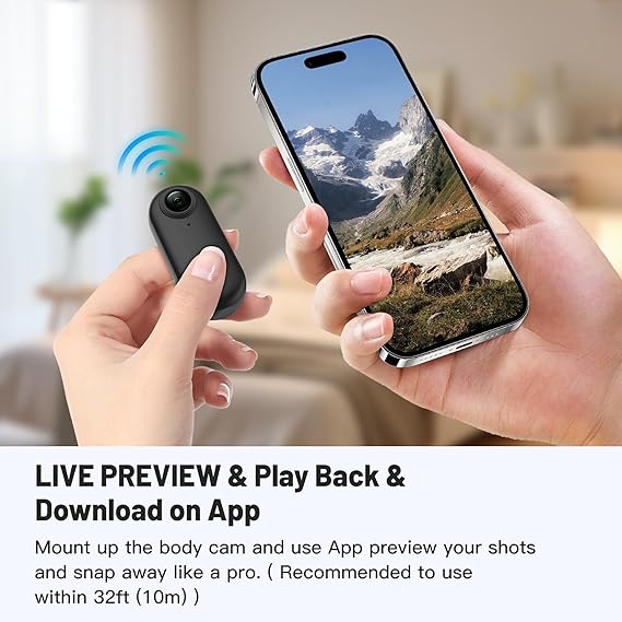 Mini Pov Camera GH88 – Record Life Hands-Free in a Tap