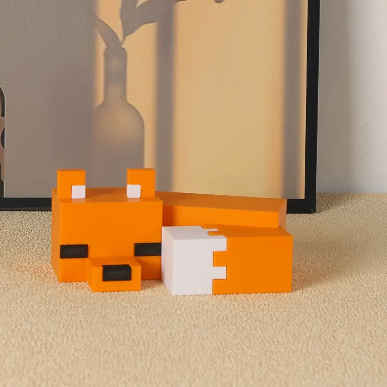 Fox Minecraft statue