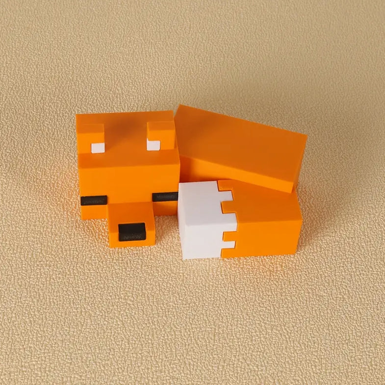 Fox Minecraft statue