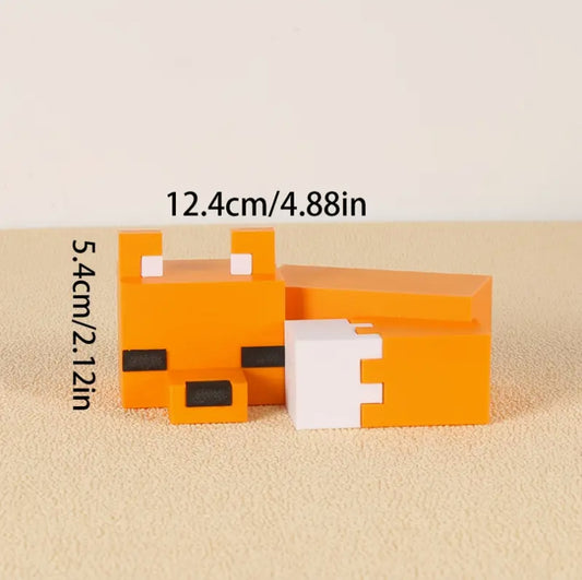 Fox Minecraft statue