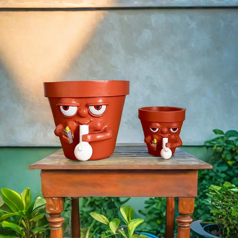 Tiny Plant Pot –  Cozy Decor for Succulents or Desk Plants