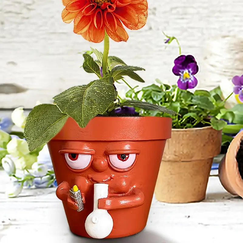 Tiny Plant Pot –  Cozy Decor for Succulents or Desk Plants